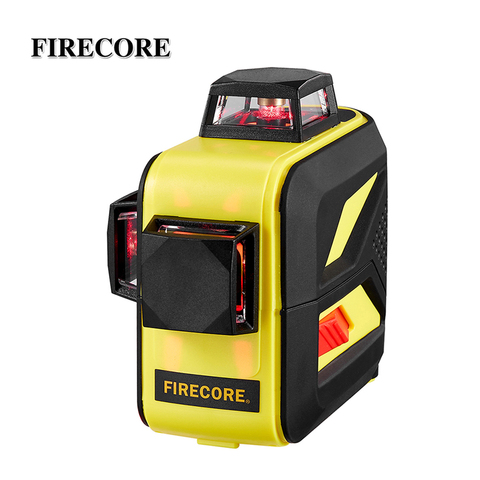 FIRECORE 3D 360 Laser Level 12Lines LR6/Lithium Battery Self-Leveling Horizontal&Vertical Cross Lines Outdoor Use Receiver ► Photo 1/6