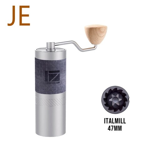 1zpresso JS/JE manual coffee grinder portable coffee mill stainless steel 48mm conical burr portable super manual coffee bearing ► Photo 1/6