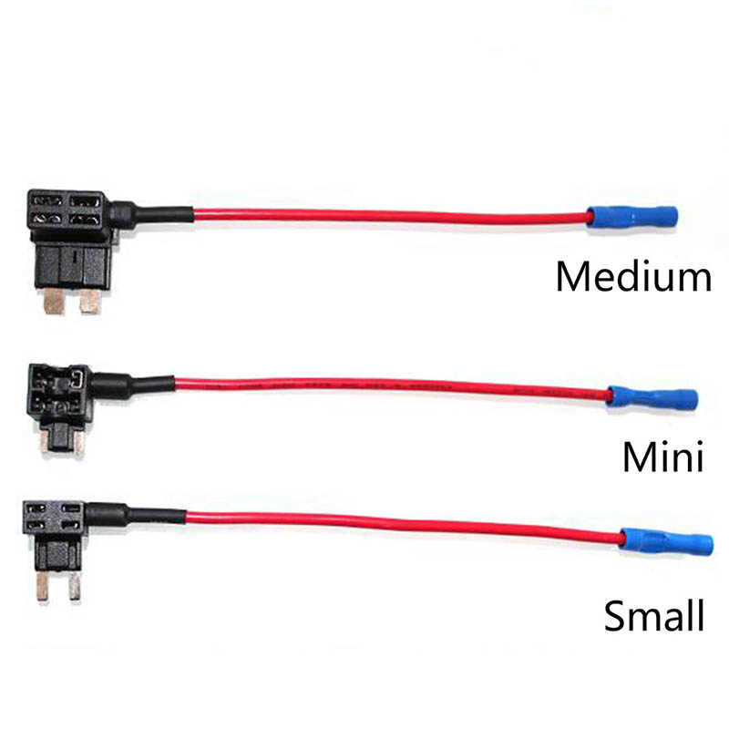 12V Car Add-a-circuit Fuse Micro ATM APM Auto 10A Blade Fuse Holder TAP Adapter 