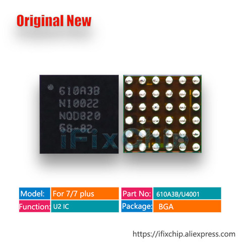 10pcs/lot 100% new 610A3B 36pins USB/U2/charger/charging ic for iphone 7/7plus/7 plus TRISTAR 2 Chip ► Photo 1/2