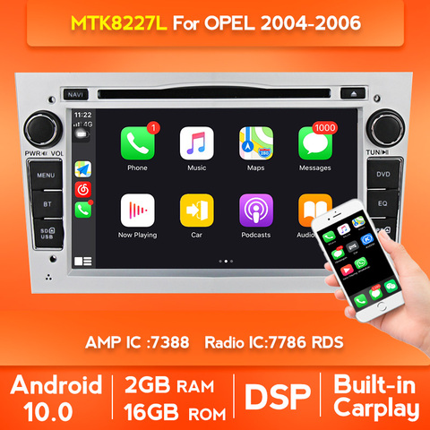 Android 10 Car Radio Multimedia Video Player For Opel Astra Antara Vectra Corsa Zafira Meriva 2004 2005 2006 Navigation GPS 2din ► Photo 1/6