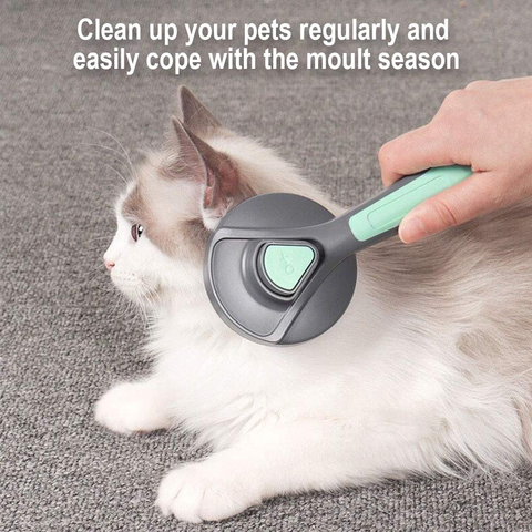 Pet Grooming Dog Cat Comb Brush Hair Remover Shedding Cleaning Product Massage Lice Combs Grooming Accessories For Dogs and Cats ► Photo 1/6