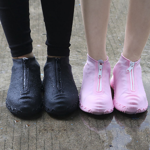 2022 Spring Fashion Reusable Shoe Cover Waterproof Zipper Cover Shoes Men/women Rain Shoes Covers Waterproof ► Photo 1/6