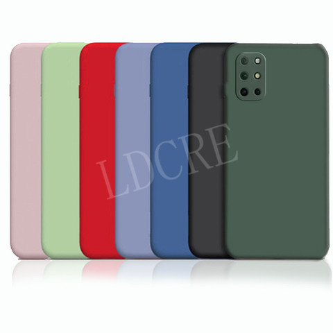 For Cover Oneplus 8T Case For Oneplus 8T Capas Soft Liquid Silicone Bumper Cover For Oneplus 5 6 7 t 7t 8 Pro Z Nord 8T Fundas ► Photo 1/6