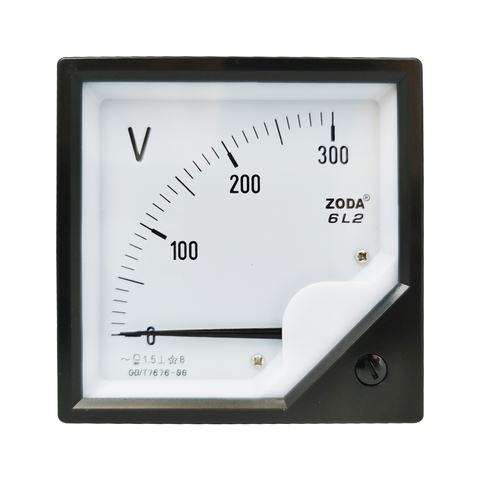 1PC 6L2-V 250V 300V 450V 500V 750V AC Analog Meter Panel Gauge AC Voltage Current Meter 80*80MM Voltmeter Voltimetro Pointer ► Photo 1/6