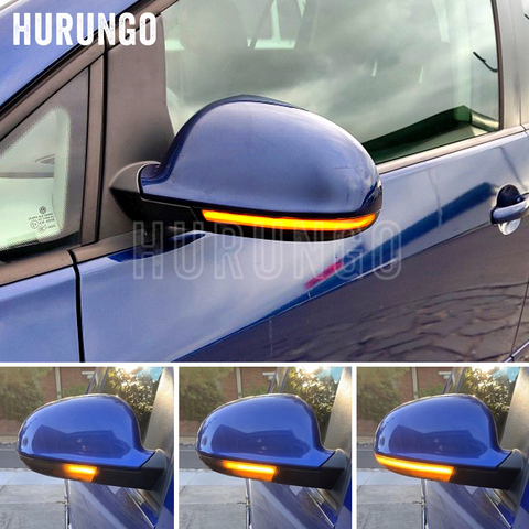 Water Blink Dynamic Flowing Side Mirror LED Turn Signal Light For VW Passat B5.5 B6 R36 R32 Jetta MK5 Golf 5 GTI Sharan SuperB ► Photo 1/6