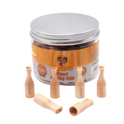 HONEYPUFF Wood Mouthpiece Tips With Natural Wood Flavor  Wooden Mouth Filter Tip Cigarette Holder Tobacco Hand Pipe ► Photo 1/6