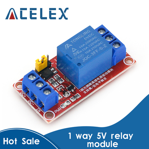 5V 12V One 1 Channel Relay Module Board Shield with optocoupler Support High and Low Level Trigger ► Photo 1/6