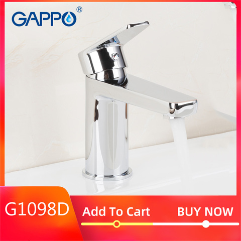 GAPPO basin faucet mixer chrome bathroom basin mixer tap bathroom taps torneira para banheiro wash basin sink faucet brass tap ► Photo 1/6