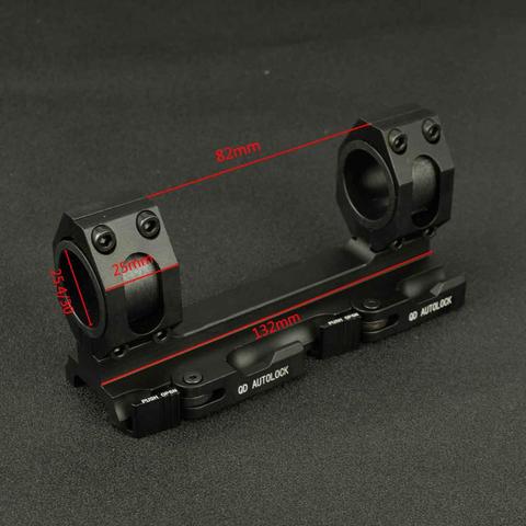 Tactical scope mount 25.4mm 30mm Weaver picatinny rail scope Rings Extended Cantilever QD Mounts Bases With Auto Lock Hunting ► Photo 1/6