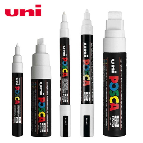 5pcs/set UNI Posca Paint Pen Mixed Mark 5 Sizes Each with 1 Pen PC-1M/3M/5M/8K/17K Painting POP Poster Advertising Pen ► Photo 1/6