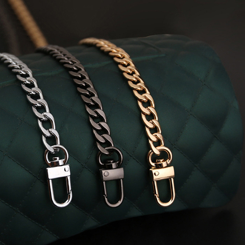 20/100/120cm Metal Chain DIY Replacement Shoulder Bag Strap Chain Gold/Silver/Black Handles Handbag Purse Bag Accessories ► Photo 1/6
