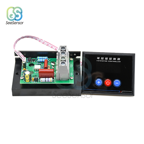 AC 220V 10KW 10000W SCR Digital Control Electronic Voltage Regulator Speed Control Dimmer Thermostat Thyristor Controller ► Photo 1/6