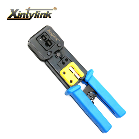 xintylink EZ rj45 crimper wire network tools pliers rj12 cat5 cat6 rj 45 Cable Stripper crimping clamp tongs clip multifunction ► Photo 1/6