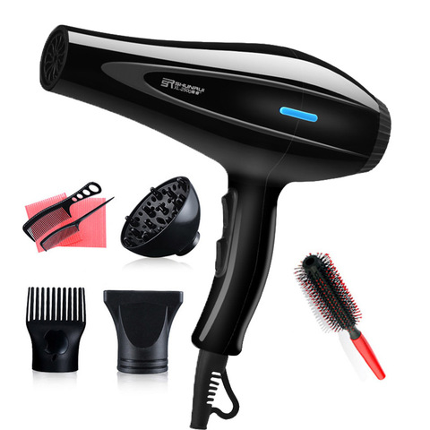 Powerful Professional Salon Hair Dryer Blow Dryer Electric Hairdryer Hot/Cold Wind with Air Collecting Nozzle D40 ► Photo 1/6