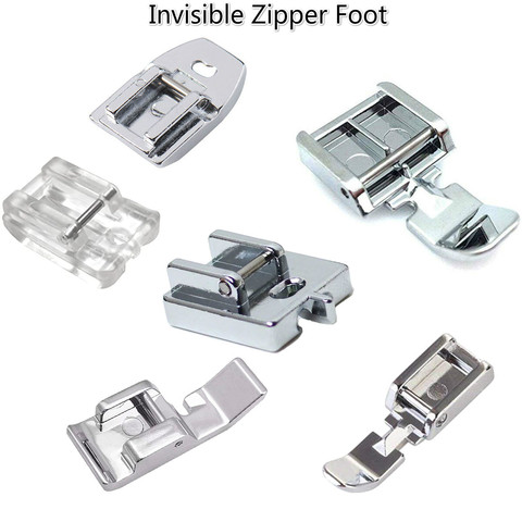 Household Sewing Machine Parts Presser Foot 7306A Invisible Zipper Foot for singer brother janome juki toyota XC1947002 ► Photo 1/6