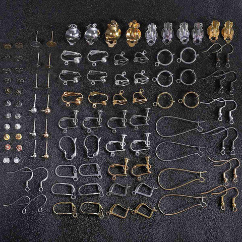 100pcs/lot Boxed Rubber Earring Backs Stopper Earnuts Stud Earring Back  Supplies For Jewelry DIY Jewelry Findings Making Accessories