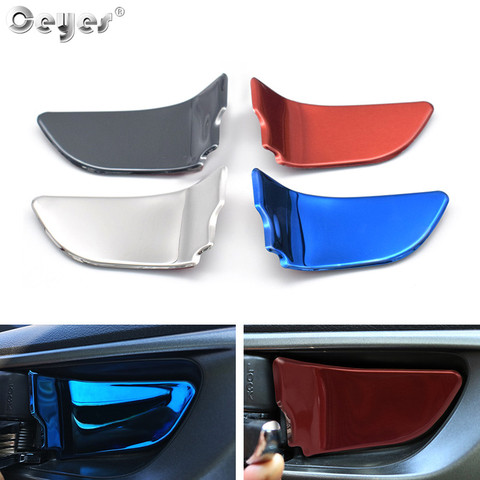 4pcs Car Styling Door Bowl Handle Cover Trim Stickers For Subaru Forester Outback Legacy Impreza XV 2013 2015 2022 Accessories ► Photo 1/6