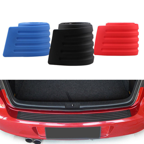 Car Bumper Sticker Guard Rear Back Bumper Protector Stickers Sill Scuff Plate Rubber Strip Pad Trim Cover Protection Car Styling ► Photo 1/5