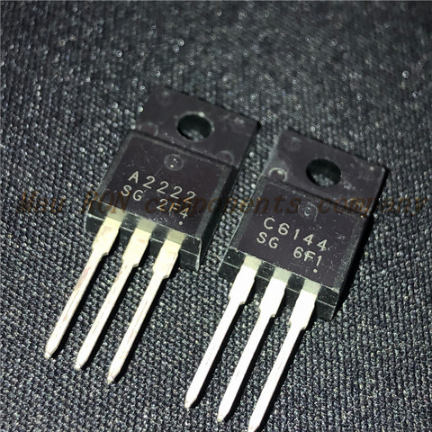 10PCS/LOT 2SA2222 2SC6144 TO-220F 5pairs 5pcs A2222 + 5pcs C6144 TO-220 New original In Stock ► Photo 1/2