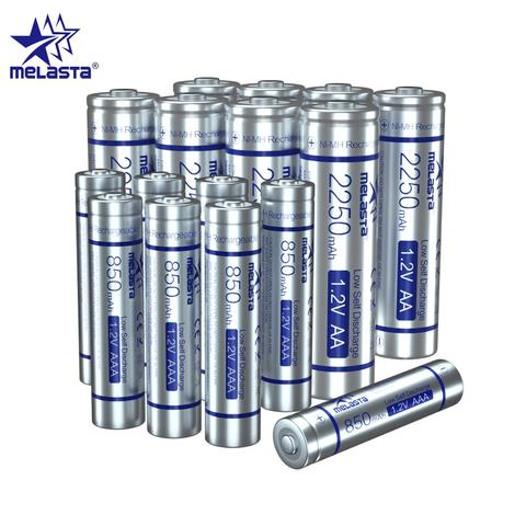 Melasta 8pcs AA + 8pcs AAA Rechargeable LSD NIMH battery 1.2V Low Self Discharge Rate for Toys Clock Flashlight Wireless mouse ► Photo 1/6