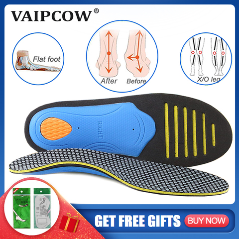 VAIPCOW Orthopedic Shoes Sole Insoles Flat Feet Arch support Unisex EVA Orthotic Arch Support Sport Shoe Pad Insert Cushion ► Photo 1/6
