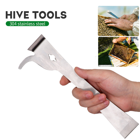 Stainless Steel Bee Honey Knife BeeKeeping Bee Hive Thumb Type Bee Hive Scraper Beekeeping Bee Scraper Cut Honey Knife ► Photo 1/6