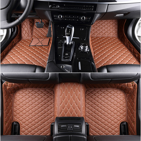 Custom 5 Seat car floor mats for vw Scirocco Santana Sharan Tiguan touareg car mats auto accessories ► Photo 1/6