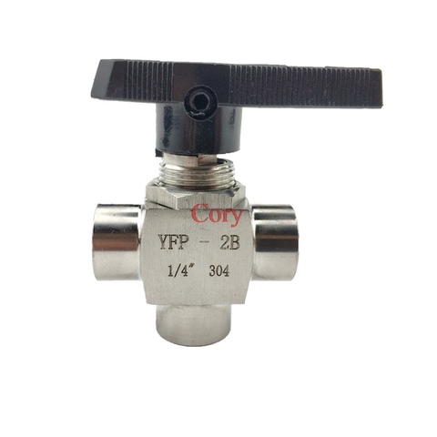 1PC Three-way Ball Valve Female Thread G1/8