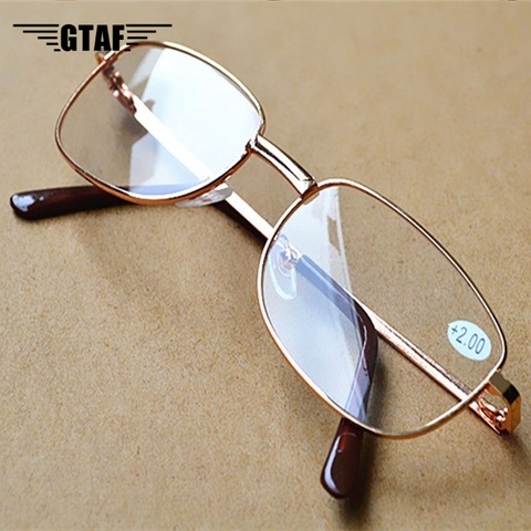 +1.0+1.5+2.0+2.5+3.0+3.5+4.0 Reading Glasses, Ultra-light Transparent Glasses Magnifying Glasses Portable Refractive Glasses ► Photo 1/6