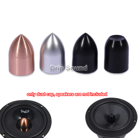 2pcs Plasitc Bullet Head Dust Cap All Aluminum Dust Cover Speaker Repair Parts ► Photo 1/6