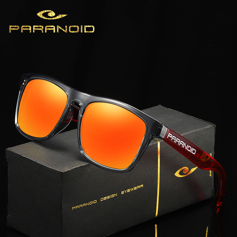 PARANOID Vintage TR90 Sunglasses Polarized Men's Sun Glasses For Men Retro Shades Driving Black Oculos Male 10 Colors Model 8816 ► Photo 1/5