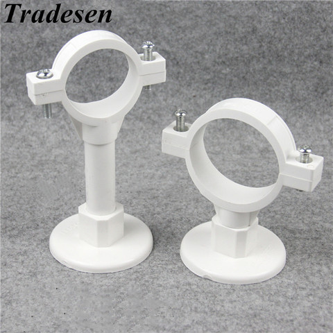 1pcs 20mm 25mm 32mm 40mm PVC Water Pipe Clamp UPVC Pipe Support PPR Pipe Bracket Garden irrigation Connector Hard Tube Clamp ► Photo 1/2