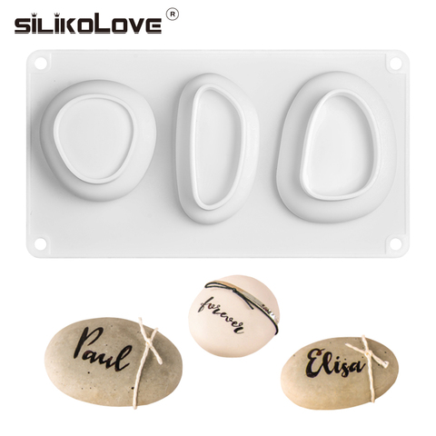 SILIKOLOVE 3D Stone Silicone Molds for Plaster Mold for Concrete Molds DIY Handmade Stone Casting Mould ► Photo 1/6