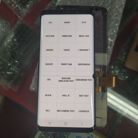 Big dot big burn big line Have a line AMOLED Test For Samsung Galaxy S9 S9+ G965F G965W G960F Touch Screen Digitizer LCD Display ► Photo 1/5