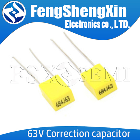 10pcs 63V Correction Capacitor  250V 105J 1uF 124J 120nF 334J 330nF 474J 470nF 472J 4.7nF Polypropylene Safety Plastic Film ► Photo 1/1