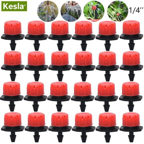 30-500PCS Adjustable 1/4 Irrigation Misting Dripper Sprinkler Head Micro Flow Drip Head Garden Watering Tool Lawn Greenhouse ► Photo 1/6