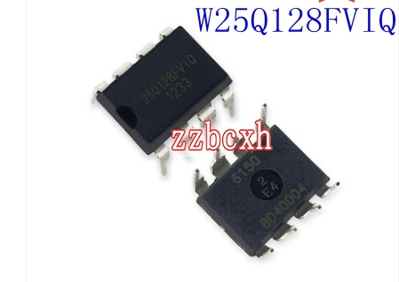 2PCS/LOT New original W25Q128FVIQ  25Q128  DIP-8 ► Photo 1/1