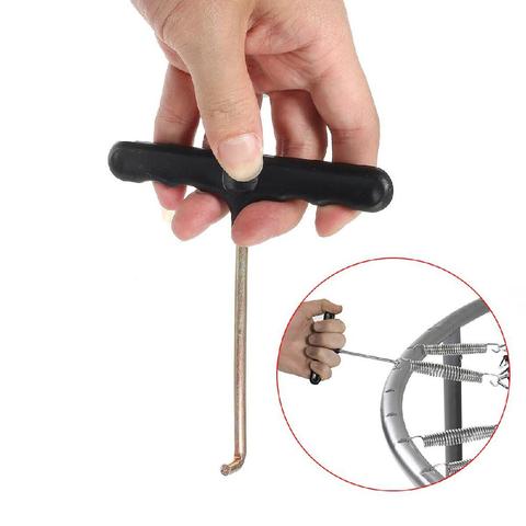 1PC 13cm Black Trampoline Spring Pull Tool T-Hook for Outdoor Mat Trampoline Install Your Jump Pad Hand Pull Tool ► Photo 1/6