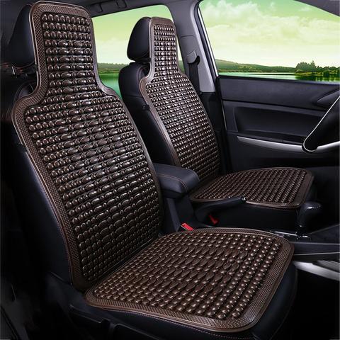 Universal Summer Car Seat Cool Cushion PVC Beaded Massage Automobile Chair Cover With Soft Waist Mat Breathable Durable 1Pcs ► Photo 1/6