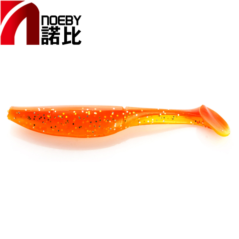 NOEBY S8019 fishing lure silicone bait soft lure 7cm-3.5g 10cm-9.0g 12.5cm-15g 15cm-27g 4pcs/6pcs for bass pike ► Photo 1/5