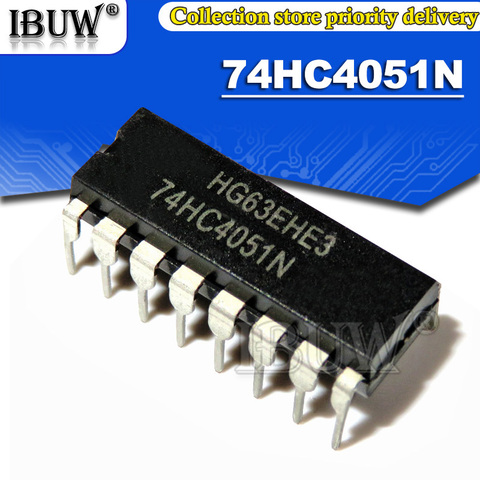 10PCS SN74HC4051N DIP16 SN74HC4051 74HC4051N 74HC4051 DIP Integrated IC ► Photo 1/1