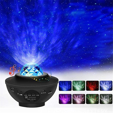 Colorful Starry Projector Light Sky Galaxy Bluetooth Usb Voice Control  Music Player Led Night Light Romantic Projection Lamp - Price history &  Review, AliExpress Seller - Mincemeat Store