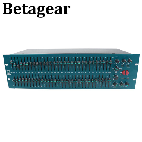 Betagear Dual 31 Band Stereo Equaliser FCS966 Loudspeaker Management Graphic Equalizer Audio Professional Musical Instruments ► Photo 1/6