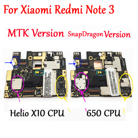 Full Work Unlock Mobile Electronic Panel Motherboard Circuits Global Firmware For Xiaomi Hongmi Redmi Note 3 Note3 Pro 650 CPU ► Photo 1/1