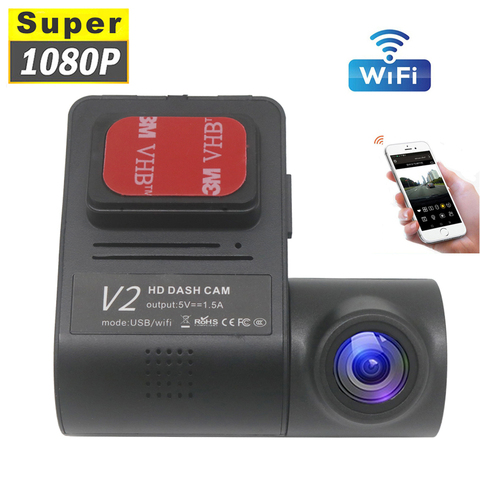 ADAS 1080P WIFI Dash Cam DVR Dash Camera Car WIFI Dash Cam Android DVR Car Recorder Dash Cam Night Version 1080P Video Recorder ► Photo 1/6