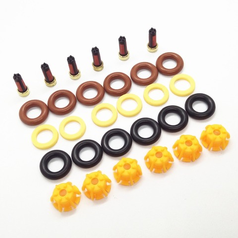 6sets Fuel Injector Repair Kit 0280150440 13641703819 For BMW E60 E39 520i 523i 525i 528i E36 328i  E36 car replacement AY-RK004 ► Photo 1/4