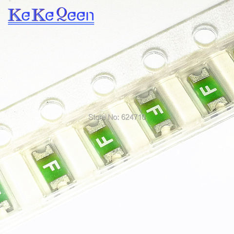 100Pcs 0466.500 SLIM 1206 0.5A SMF FUSE 500mA 63V 0466.500NR  SMD Surface Mount Fast Acting Fuses Lead Free Thin Film Marking F ► Photo 1/2