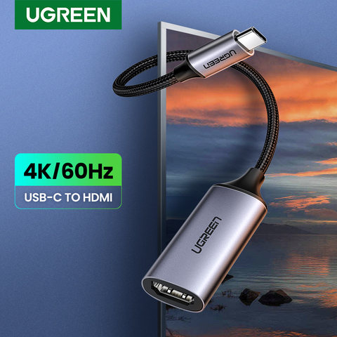 Ugreen USB C HDMI Cable Type C to HDMI Thunderbolt 3 Adapter for MacBook Samsung Galaxy S10/S9 Huawei Mate 20 P20 Pro USB-C HDMI ► Photo 1/6