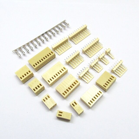 10 Set KF2510 Kits 2p 3p 4P 5P 6pin Connector 2.54mm Pitch Straigh Pin Terminal / Housing / Pin Header Connectors Adaptor ► Photo 1/4